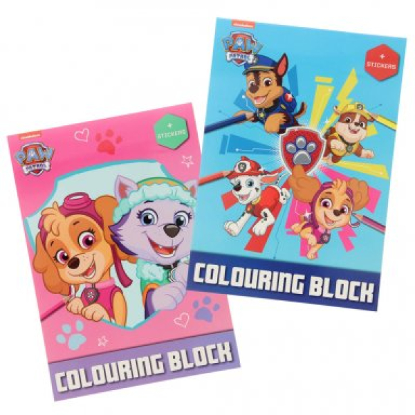Paw Patrol kleurboek roze of blauw