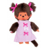 Monchhichi Girl Pink Ribbon Dress