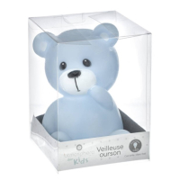 LED Nachtlamp Beer – 12 cm – Blauw