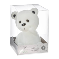 LED Nachtlamp Beer – 12 cm – Wit