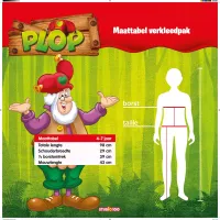 Kabouter Plop verkleedkleding “Verkleedpak” – 4–7 jaar – maat 122