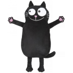 Ed, The Cat Heat Jug / hot water bottle with soft cover