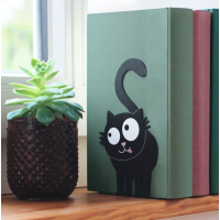 Ed, The Cat boekensteunen, set van 2