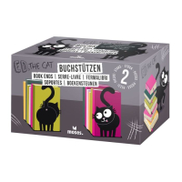 Ed, The Cat boekensteunen, set van 2