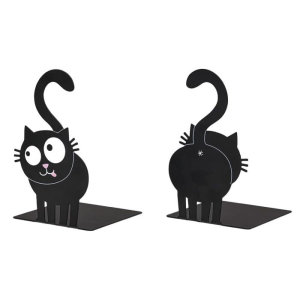 Ed, The Cat bookends set of 2