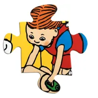 Pippi Langkous vloerpuzzel 24 stukken