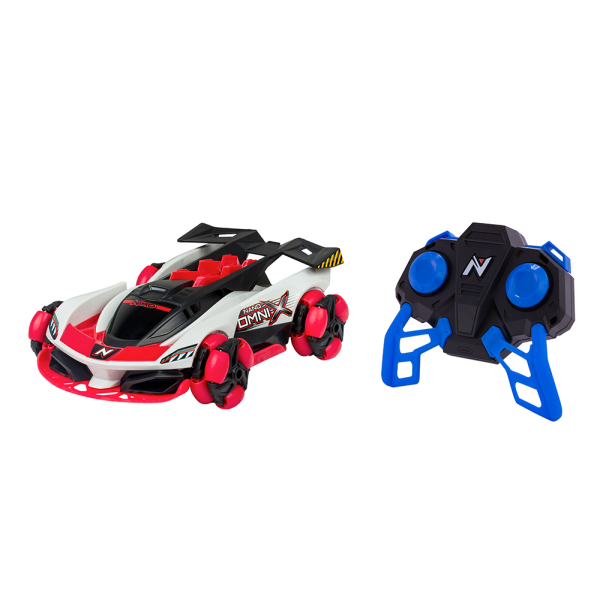 Nikko Nano Omni X – Galactic Red (20 cm) – Drift RC Auto met Dual Motor & 4-Wheel Drive
