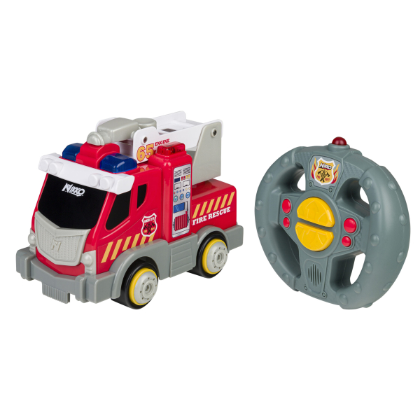 My First Nikko – Preschool Brandweerwagen met Geluid (18 cm) – RC Auto voor jonge helden
