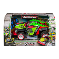 Nikko Dinosaur Off Road – Dino King Red (36 cm) – All-Terrain RC Dino Truck met 2.4GHz & USB-Oplaadbare Accu