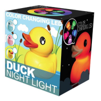 LED Nachtlamp met kleurwisselmodus Duck 12,5x13cm