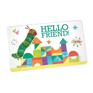 Rupsje Nooitgenoeg ontbijtplankje – “Hello Friend” – antislip – melamine – 23,5 × 14,5 cm