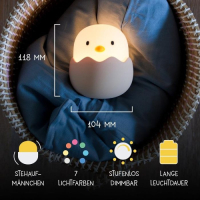 Veilleuse USB Eggy egg dimmable 11,5 cm