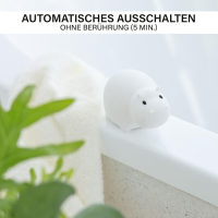 Lampe de bain et veilleuse rechargeable Swimmy Hippo 10,7 cm