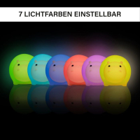 Lampe de bain et veilleuse rechargeable Swimmy Hippo 10,7 cm