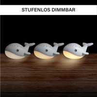 Nachtlamp USB Sterrenhemel – Willy Whale – 16 cm