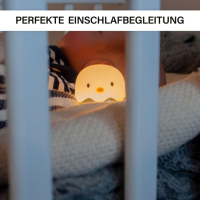 Veilleuse USB Baby Egg – Lot de 3 – Réglable – 5 cm – Changement de couleur – Rechargeable – Silicone