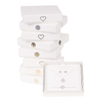 Gift Set Juwelen Levensboom verzilverd roestvrij staal