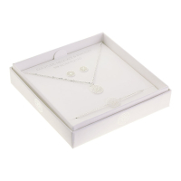 Gift Set Juwelen Geluksmandala verzilverd roestvrij staal