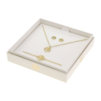 Gift Set Juwelen Levensboom verguld goud roestvrij staal