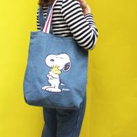 House of Disaster Snoopy Peanuts ‘Love’ Stonewash Tote Bag