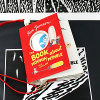 Moomin Book Bag Schoudertas rood
