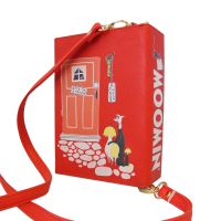 Moomin Book Bag Schoudertas rood