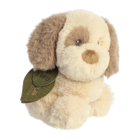 Ebba Eco Baby Collection Toddy Dog Supersoft plush rattle 15 cm