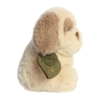 Ebba Eco Baby Collection Toddy Dog Supersoft plush rattle 15 cm