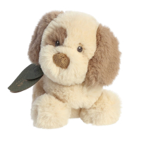 Ebba Eco Baby Collection Toddy Dog Supersoft plush rattle 15 cm