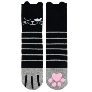 Ed, the Cat – Glittersokken met anti-slip