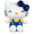 Hello Kitty 50 years Anniversary knuffel Blauw 22 cm