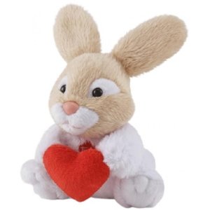 Trudi Sweet Collection lapin avec coeur 12 cm