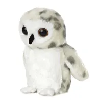 Aurora Mini Flopsie Snowy Owl knuffel 20 cm