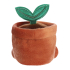 Palm Pals knuffel Terra Potplant 13 cm