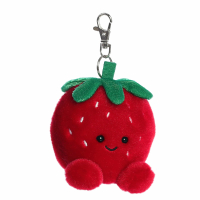 Palm Pals knuffel Juicy Strawberry sleutelhanger 13 cm