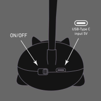 Ed, the Cat oplaadbare lamp