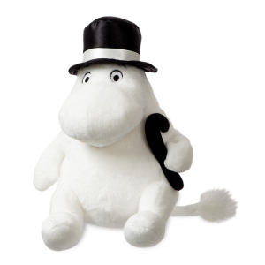 Moominpappa knuffel – met hoge hoed en wandelstok – 20 cm – Aurora World
