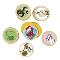 Pippi Langkous Houten Memo spel