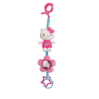 Hello kitty baby peluche d'activités avec clip a accrocher +/- 42cm