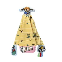 Pippi Langkous Knuffeldoekje – Zacht Baby Comfortdoekje 45 x 45 cm – Vanaf de Geboorte