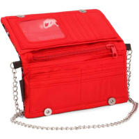 Classic Minnie Cheerful Rode Portemonnee met Ketting