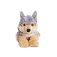 Aurora Borealis Wolf Knuffel 46 cm – Luxe Zachte Pluchen Wolf