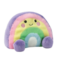 Palm Pals medium knuffel Regenboog Vivi 20 cm