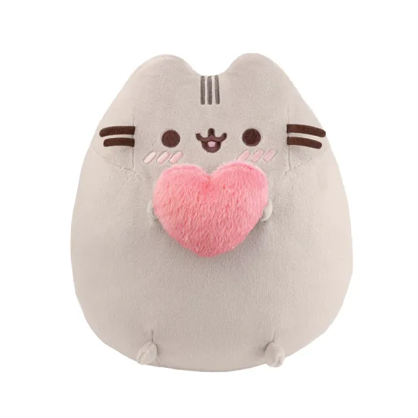 Pusheen knuffel met hartje Valentijn 24 cm