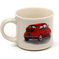ensemble de 2 tasses à expresso Fiat 500 en porcelaine