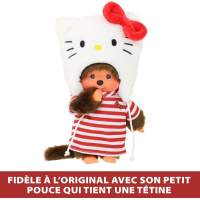 Sekiguchi Monchhichi Hello Kitty 20 cm