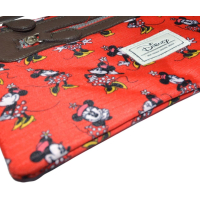 Classic Minnie Handy handbag with detachable shoulder strap red colour