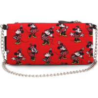 Classic Minnie Cheerful Rode Portemonnee met Ketting