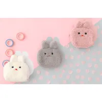 Fluffy Konijn Portemonnee – Zachte Pluche Muntenportemonnee met Ritssluiting