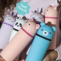 Uitschuifbare Siliconen Etui Beer – Pennenzak – Reisetui